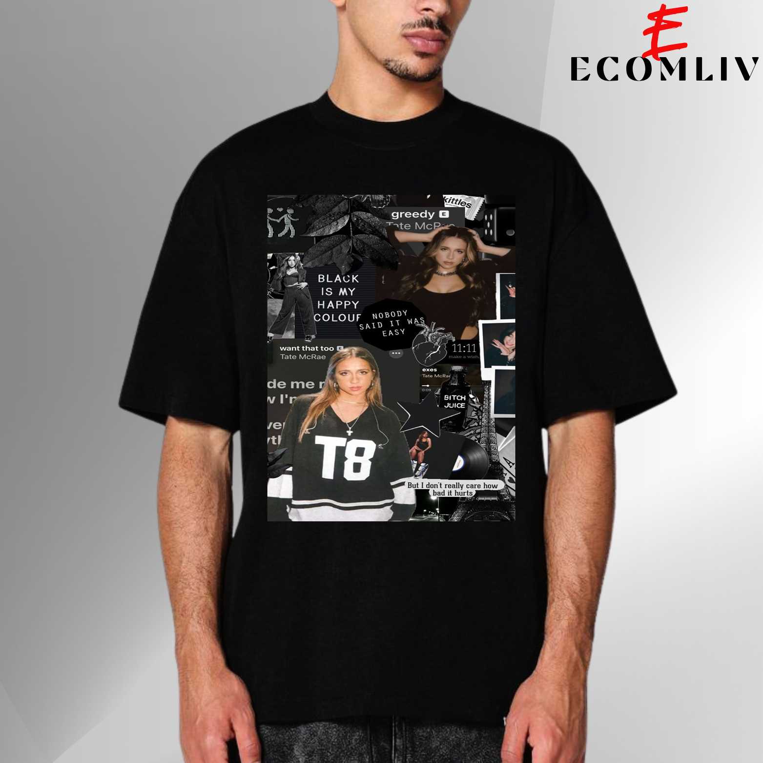 Tate Mcrae Aesthetic Graphic T-Shirt, Tate Mcrae Aesthetic Tee